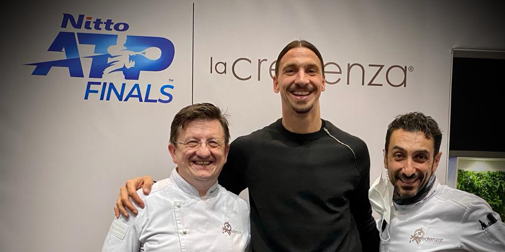 ATP FINALS, Ibrahimovic alle cene gourmet firmate La Credenza al Pala Alpitour
